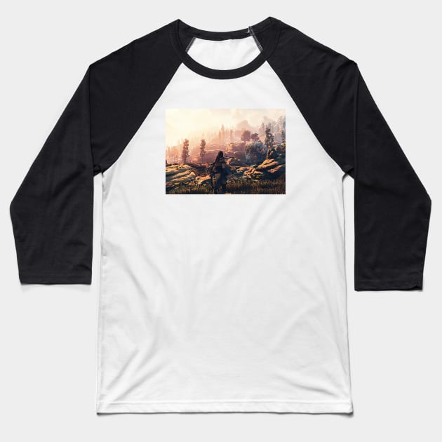 Horizon Baseball T-Shirt by TeEmporium